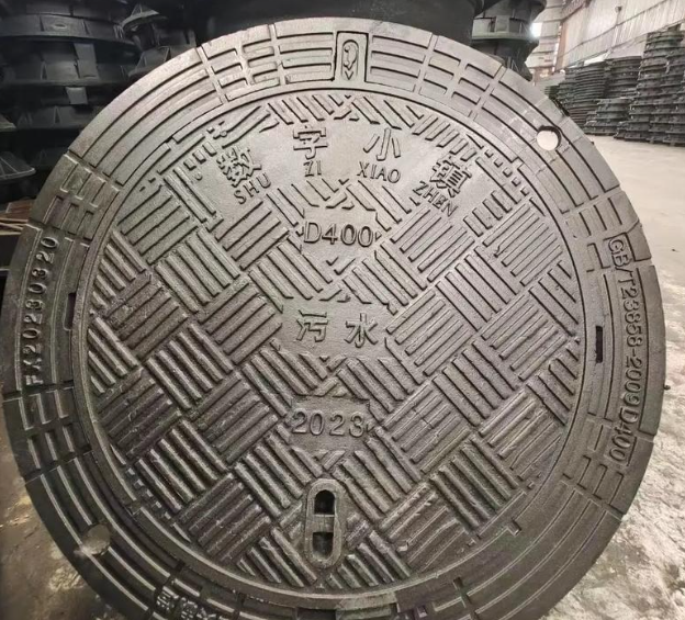 新村镇球墨铸铁防沉降井盖展示